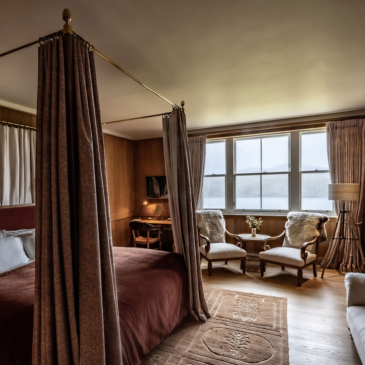 Bedroom with natural light